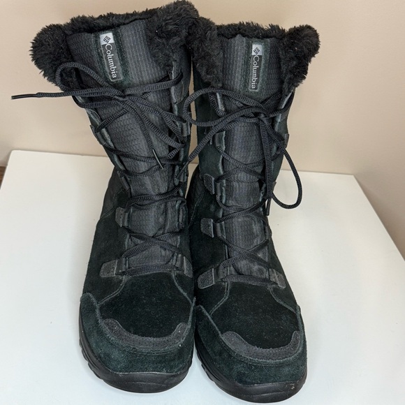 Columbia Ice Maiden II Waterproof Winter Snow Boot Lace Up Faux Fur Women’s 12 - Picture 2 of 10
